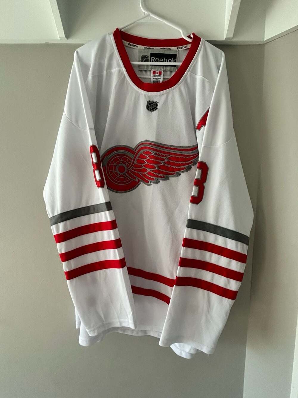 Reebok Detroit Red Wings Abdelkader #8 Centennial Classic Hockey Jersey